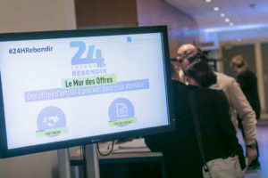 Reportage 24H Chrono pour Rebondir à la CCI Paris.